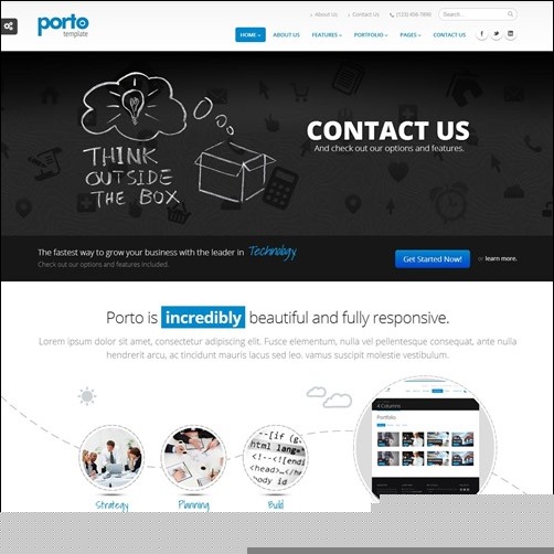 porto porto html5 templates