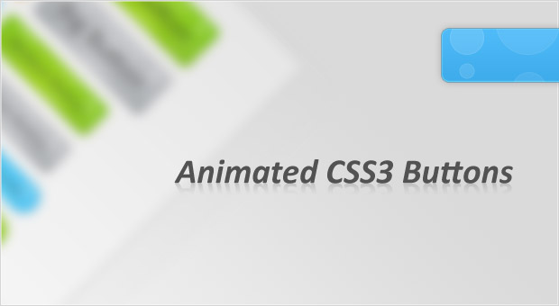 CSS3 Animated Bubble Buttons