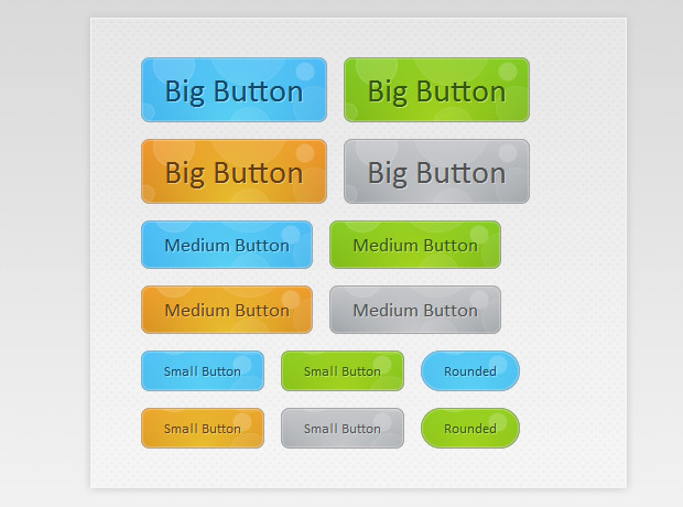 CSS3 Animated Bubble Buttons 1
