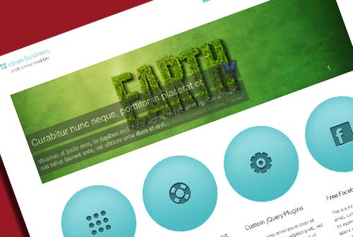 Free Clean Business Template Free Clean Business Template