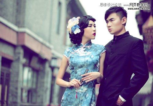Photoshop后期用液化滤镜给照片变形人物修正