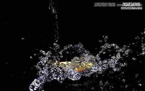 Photoshop合成超酷的水花音乐海报效果