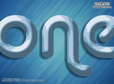 Photoshop制作糖果效果的质感艺术字