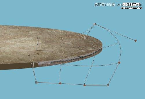 Photoshop合成从悬浮空中城市掉落的卡车