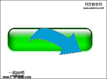 Photoshop图层样式简单绘制Download按钮_webjx.com