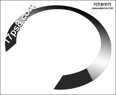 Photoshop鼠绘教程:绘制质感的箭头标志_webjx.com