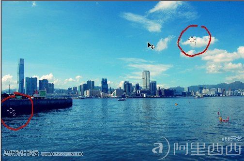 使用Photoshop给偏蓝的风景照片校色_webjx.com