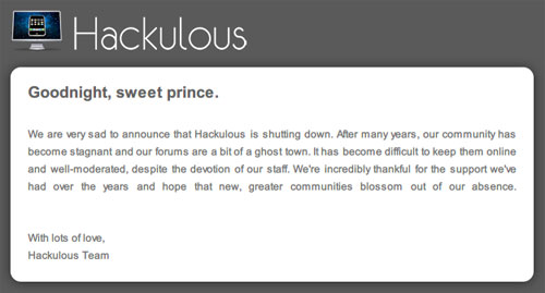 反盗版的胜利:Hackulous关闭